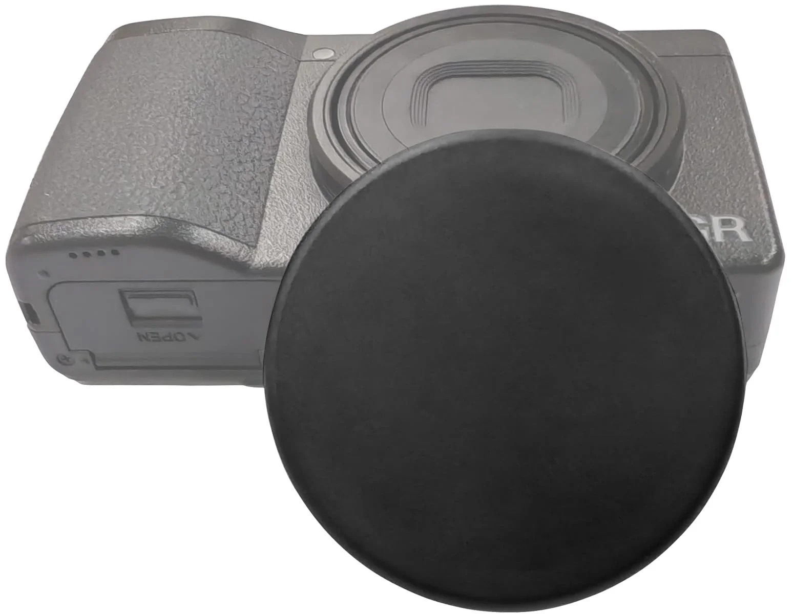 Lens Cap + Screen Protector Cover for Ricoh Ricoh GR III GR III HDF GR3 GR IIIx GR IIIx HDF GR3x HDF HDF GR II GR2 Camera(for Accessories),LCD Screen Protector + Aluminum Ricoh GRIII Lens Cap with Flocking - Image 2