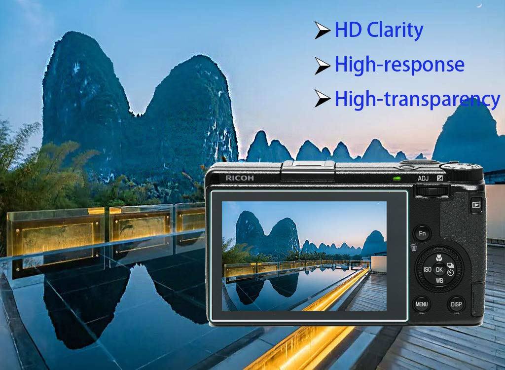 Lens Cap + Screen Protector Cover for Ricoh Ricoh GR III GR III HDF GR3 GR IIIx GR IIIx HDF GR3x HDF HDF GR II GR2 Camera(for Accessories),LCD Screen Protector + Aluminum Ricoh GRIII Lens Cap with Flocking - Image 6