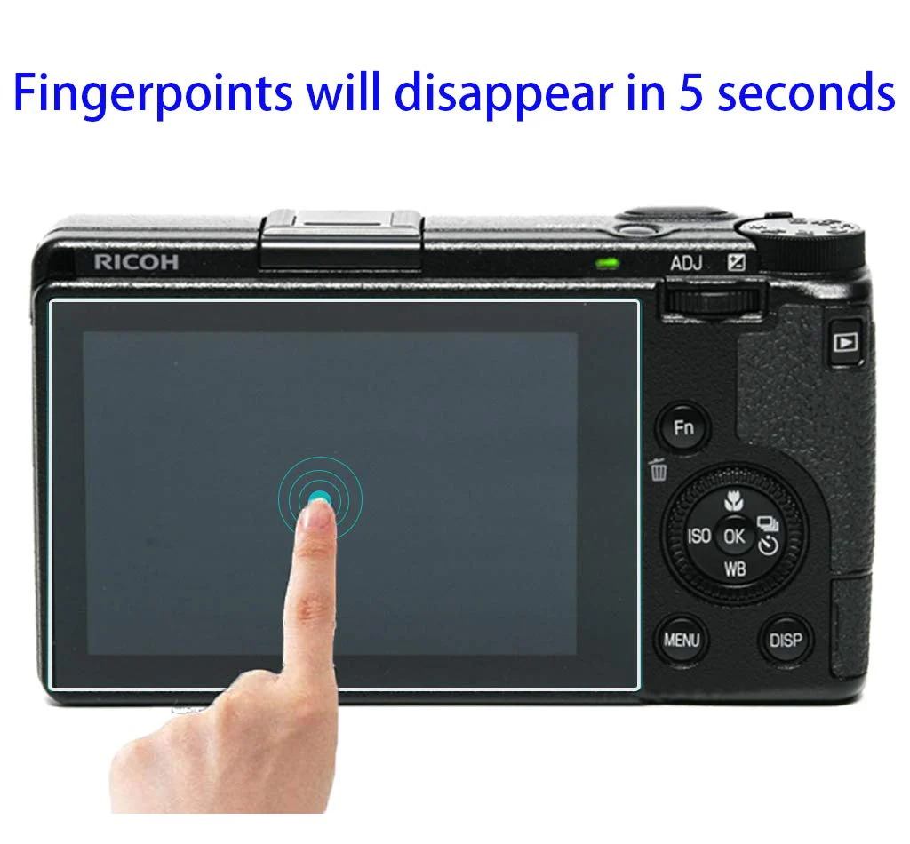 Lens Cap + Screen Protector Cover for Ricoh Ricoh GR III GR III HDF GR3 GR IIIx GR IIIx HDF GR3x HDF HDF GR II GR2 Camera(for Accessories),LCD Screen Protector + Aluminum Ricoh GRIII Lens Cap with Flocking - Image 7