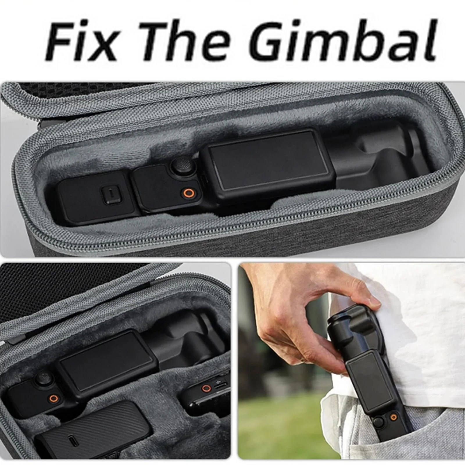 Lens Protector Cap Gimbal Cover for DJI Osmo Pocket 3, Lens Screen Protector Guard Case for Osmo Pocket 3 - Image 6