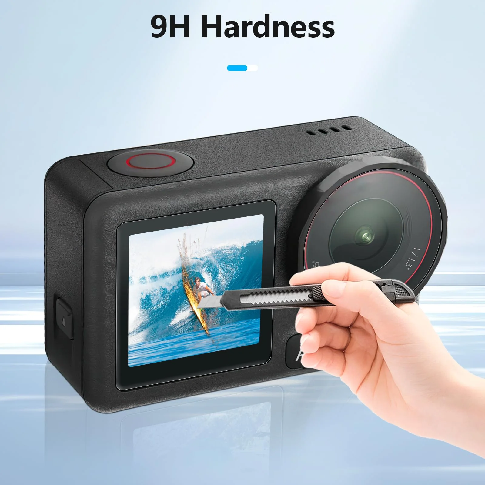 Lens Screen Protector Comatible with DJI Osmo Action 5 Pro (2 Sets), Action5 Pro Accessories Tempered Glass Protector OLED Display, Ultra HD, 9H Hardness, Scratch Resistant, Bubble-Free - Image 4