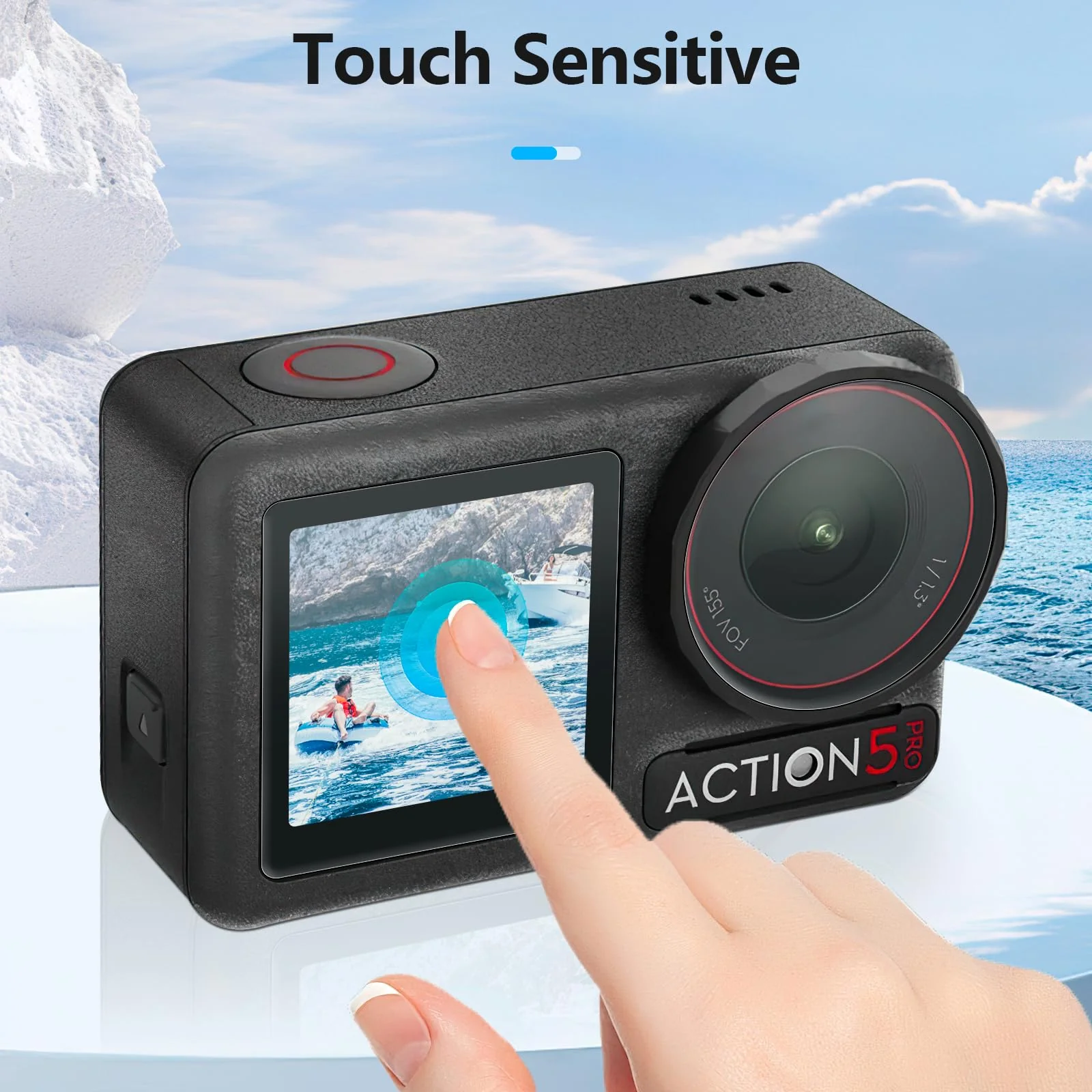 Lens Screen Protector Comatible with DJI Osmo Action 5 Pro (2 Sets), Action5 Pro Accessories Tempered Glass Protector OLED Display, Ultra HD, 9H Hardness, Scratch Resistant, Bubble-Free - Image 6