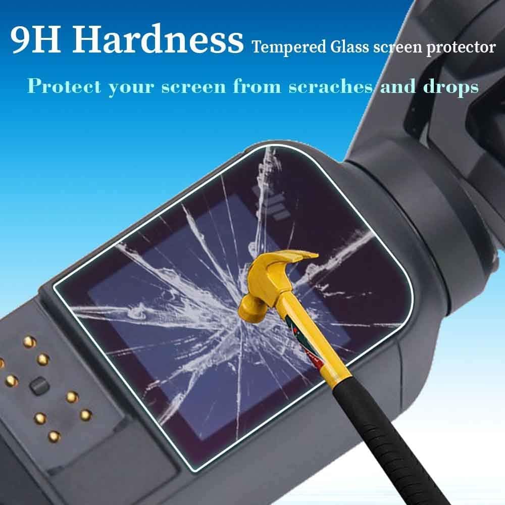 Lens Screen Protector for DJI Osmo Pocket 3 [2+2Pack] Tempered Glass Cover 0.3mm 9H Hardness Anti-Scrach Anti-Bubble - Image 5