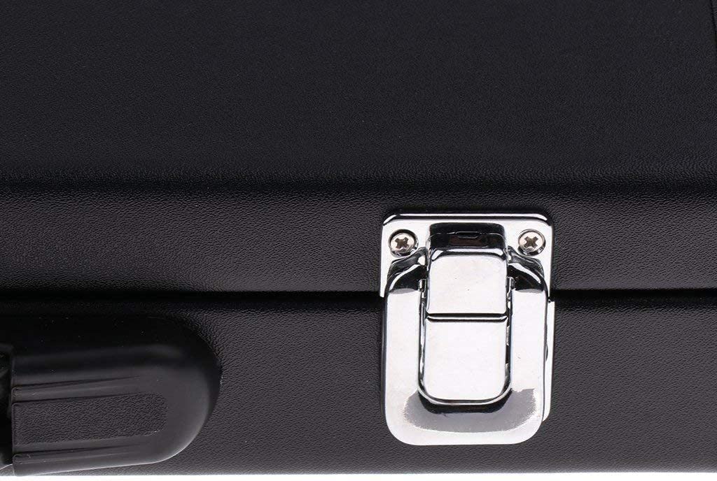 Lightweight Flute Hard Case Cover C 16 Hole Flute Box with Locking Latch and Plush Lined Interior for Flute Players Musician Gift - Image 5