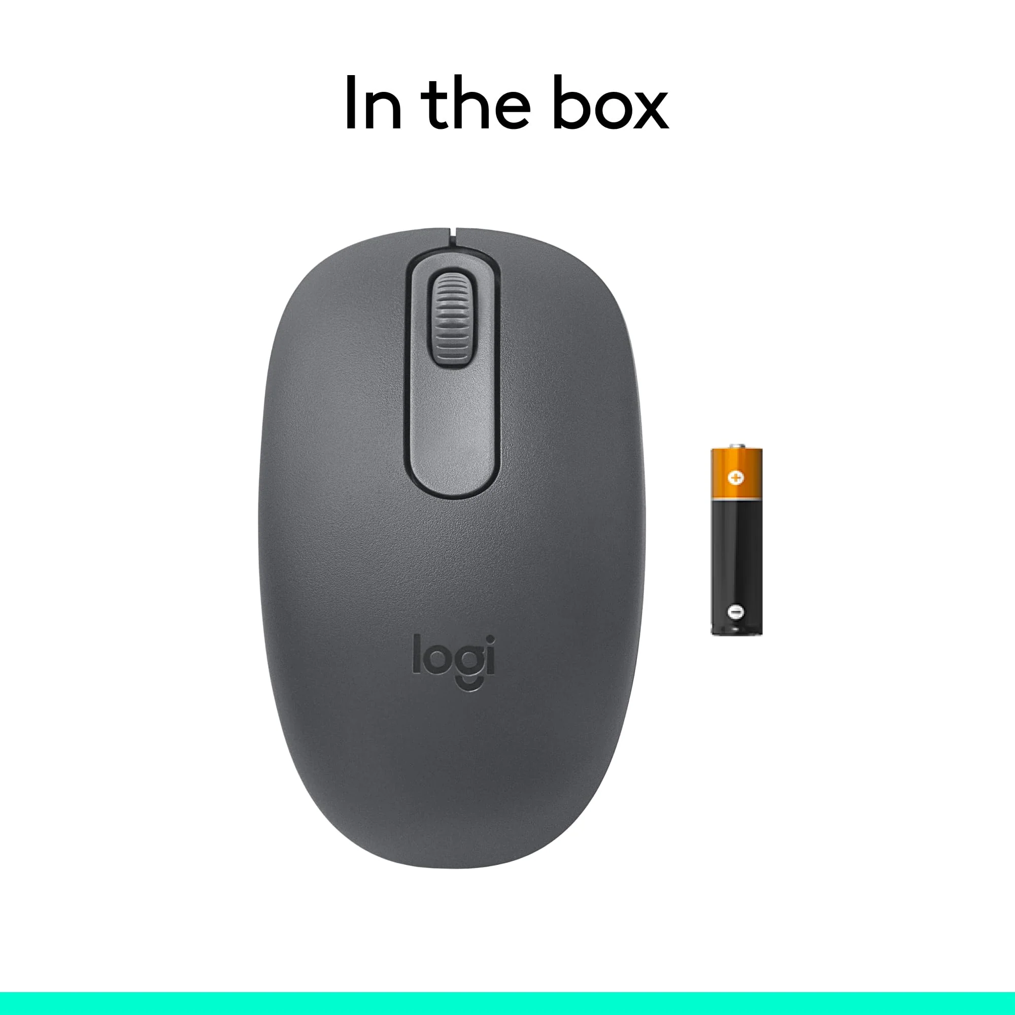 Logitech M196 Bluetooth Wireless Mouse, Compact and Portable Mouse for Laptops, Tablets and More, 12-Month Battery, Smooth Tracking, Compatible with PC and Mac, Windows and macOS - Graphite - Image 9