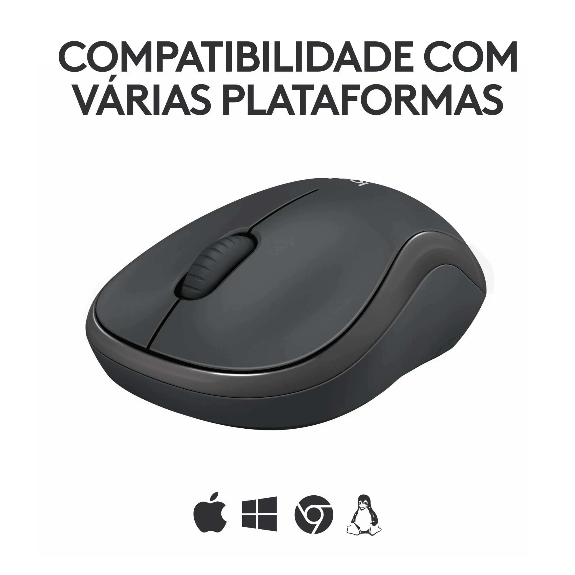 Logitech M240 Silent Bluetooth Mouse, Wireless, Compact, Portable, Smooth Tracking, 18-Month Battery, for Windows, macOS, ChromeOS, Compatible with PC, Mac, Laptop, Tablets - Graphite - Image 6