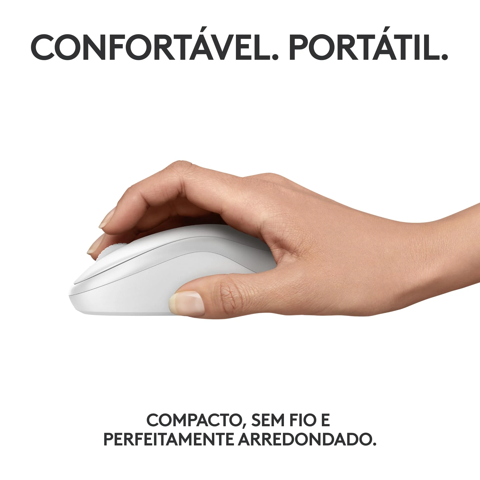 Logitech M240 Silent Bluetooth Mouse, Wireless, Compact, Portable, Smooth Tracking, 18-Month Battery, for Windows, macOS, ChromeOS, Compatible with PC, Mac, Laptop, Tablets - Off White - Image 5