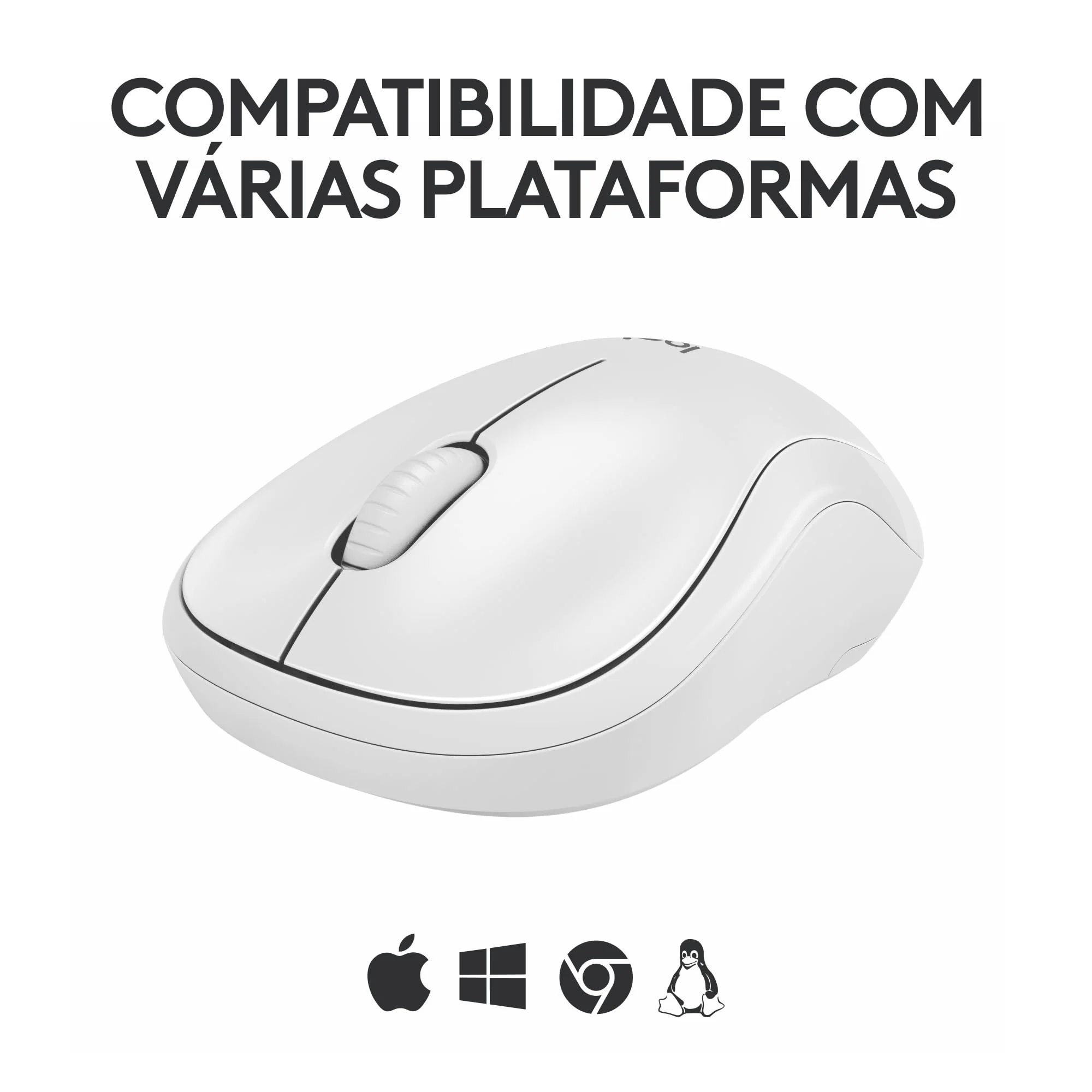 Logitech M240 Silent Bluetooth Mouse, Wireless, Compact, Portable, Smooth Tracking, 18-Month Battery, for Windows, macOS, ChromeOS, Compatible with PC, Mac, Laptop, Tablets - Off White - Image 6