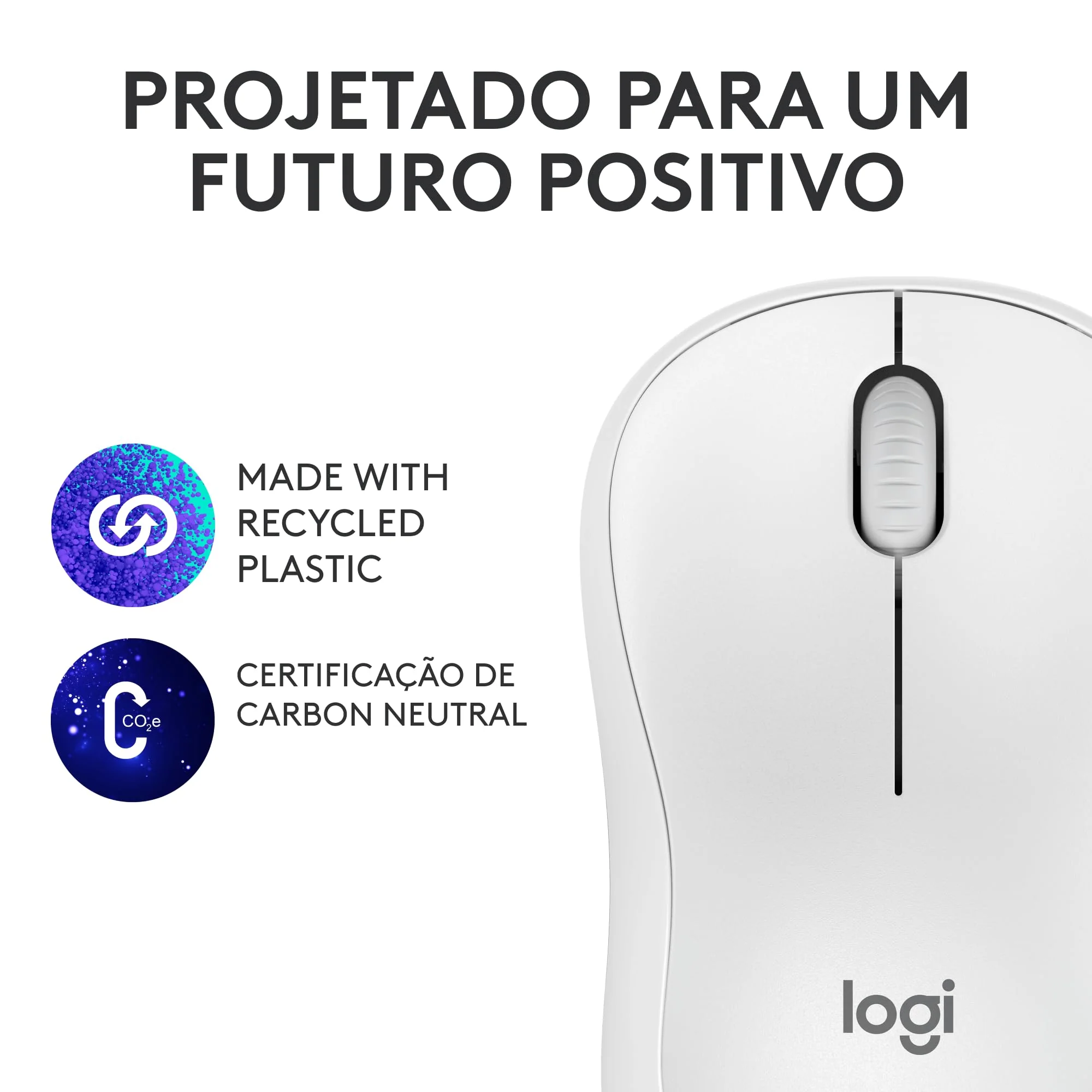 Logitech M240 Silent Bluetooth Mouse, Wireless, Compact, Portable, Smooth Tracking, 18-Month Battery, for Windows, macOS, ChromeOS, Compatible with PC, Mac, Laptop, Tablets - Off White - Image 8