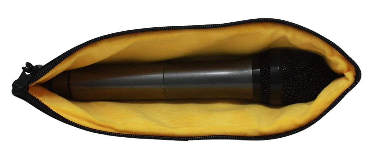 LOUDmouth Long Zippered Pouch for Large Wireless Microphones | Mic Bag | 12.5" x 4" (3 Pack) 3 Pack - Image 7