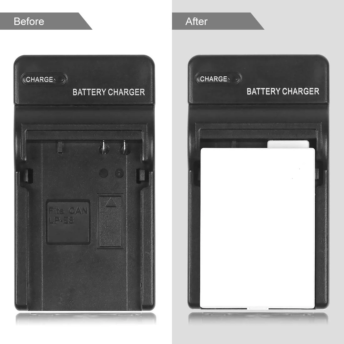 LP-E8 Battery Charger for Canon LC-E8, LC-E8C, LC-E8E, Canon EOS Rebel T2i, T3i, T4i, T5i, 550D, 600D, 650D, 700D, Kiss X4, X5, X6i, X7i Cameras & More (Not for T2 T3 T4 T5) - Image 6