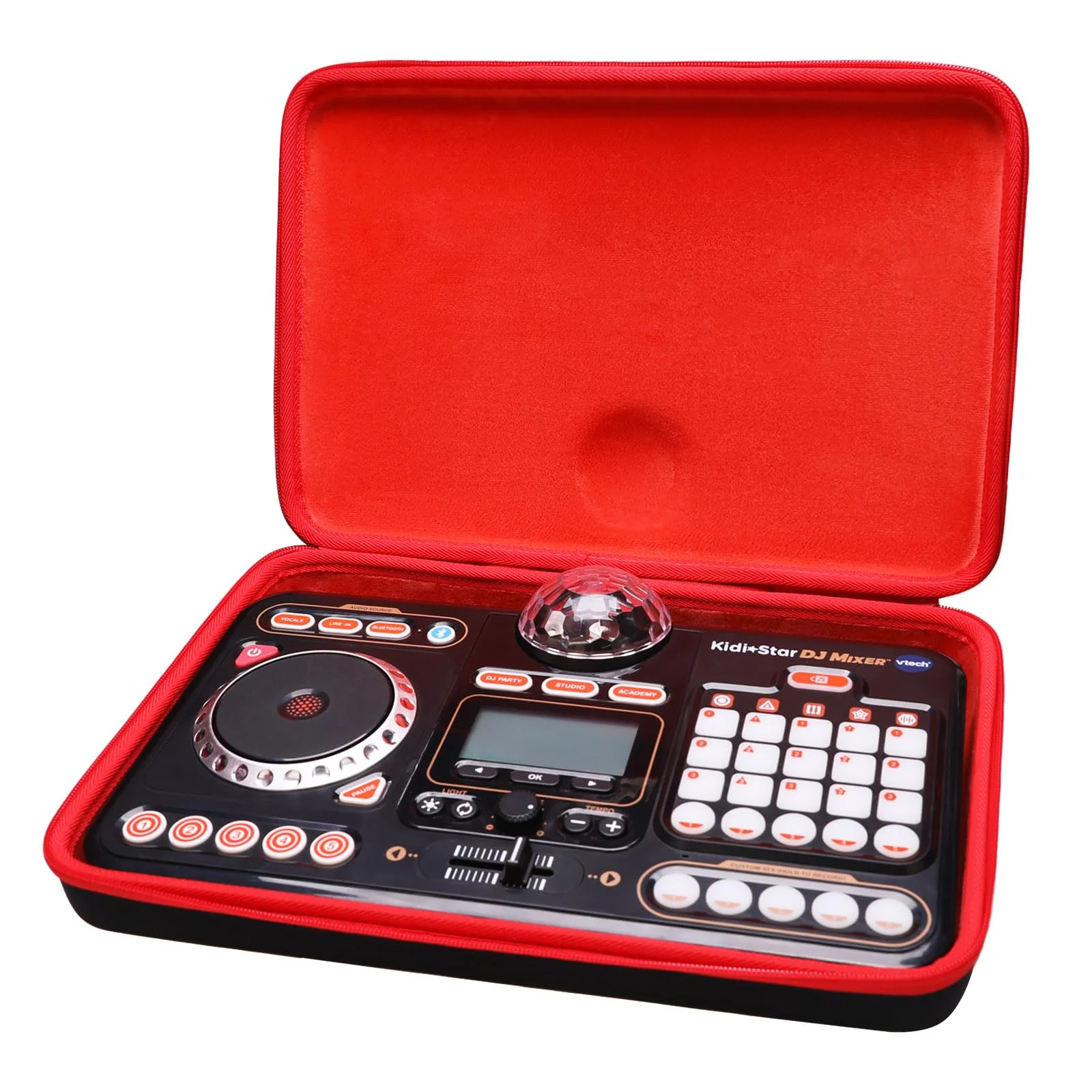 LTGEM DJ Mixer Case Compatible with VTech KidiStar DJ Mixer, Dj Mixer for Kids, Kidi DJ Mix, for Kids Music Toy DJ Mixer, Dj Mixer Case, Organizer Storage for Educational Toy (Case only)