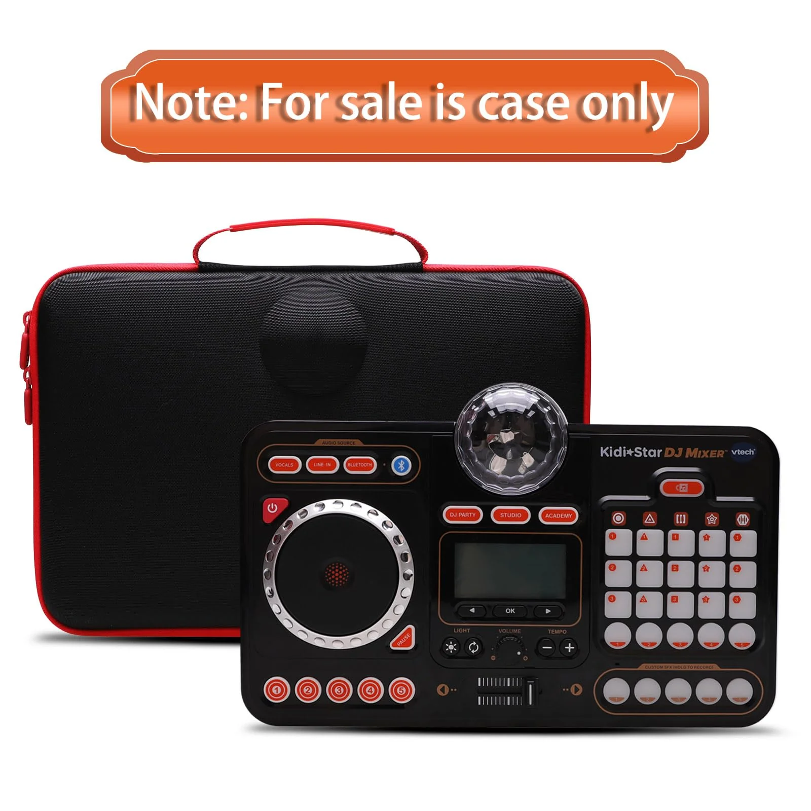 LTGEM DJ Mixer Case Compatible with VTech KidiStar DJ Mixer, Dj Mixer for Kids, Kidi DJ Mix, for Kids Music Toy DJ Mixer, Dj Mixer Case, Organizer Storage for Educational Toy (Case only) - Image 4