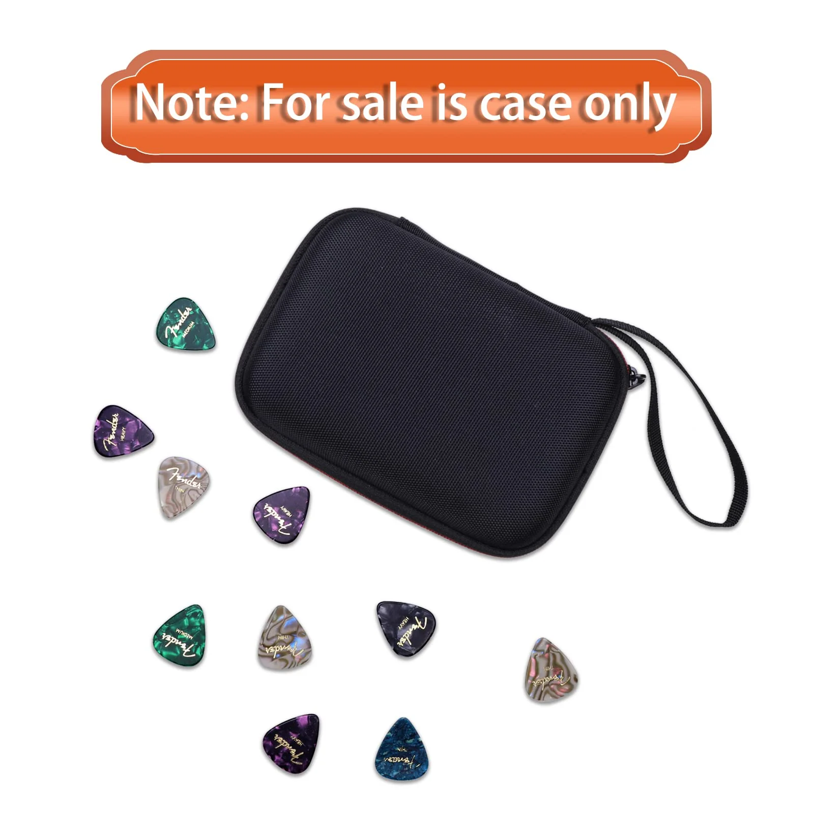 LTGEM EVA Hard Case for Guitar Pick Holder, Waterproof & Shock-absorbent Design - Travel Protective Carrying Storage Bag - Image 2