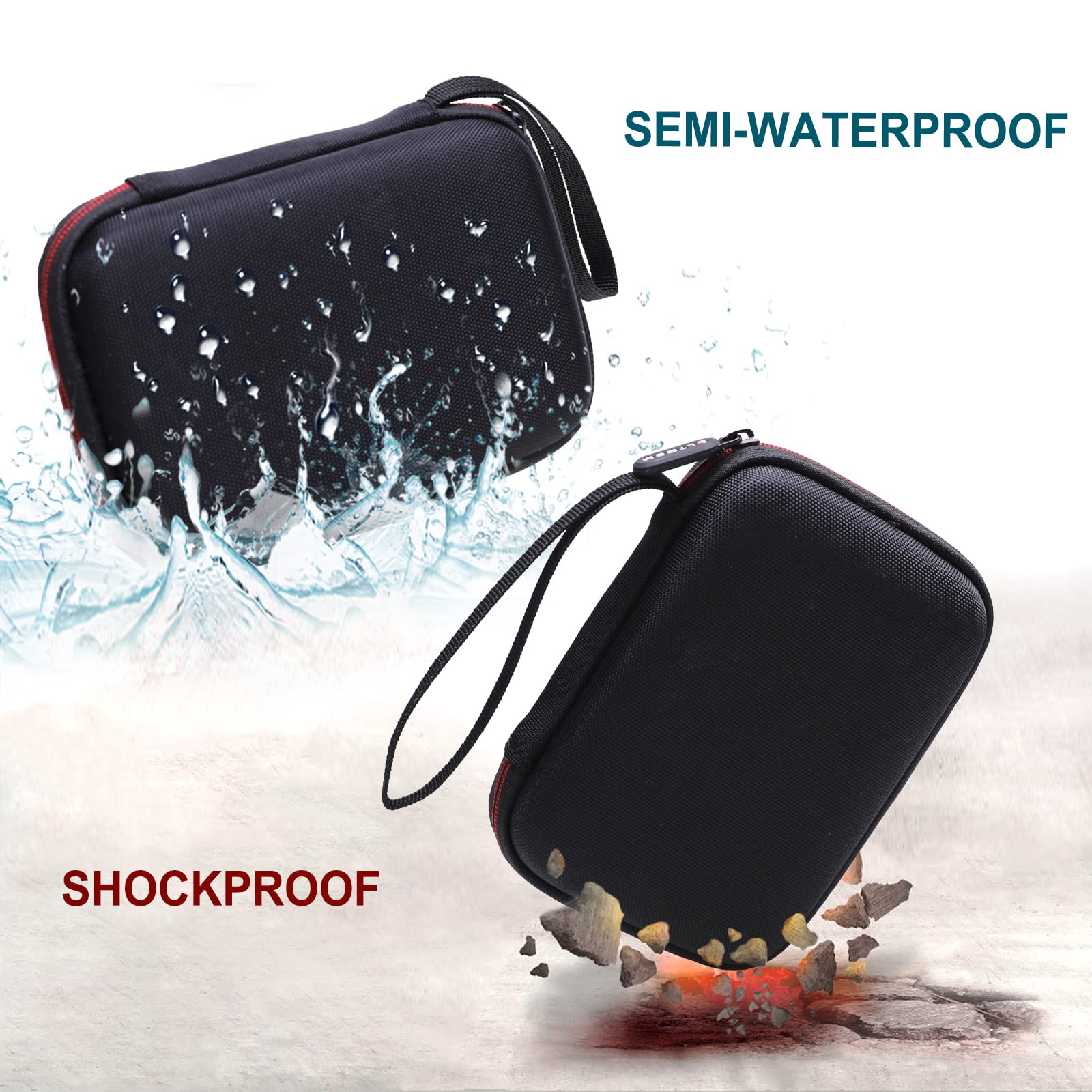 LTGEM EVA Hard Case for Guitar Pick Holder, Waterproof & Shock-absorbent Design - Travel Protective Carrying Storage Bag - Image 6
