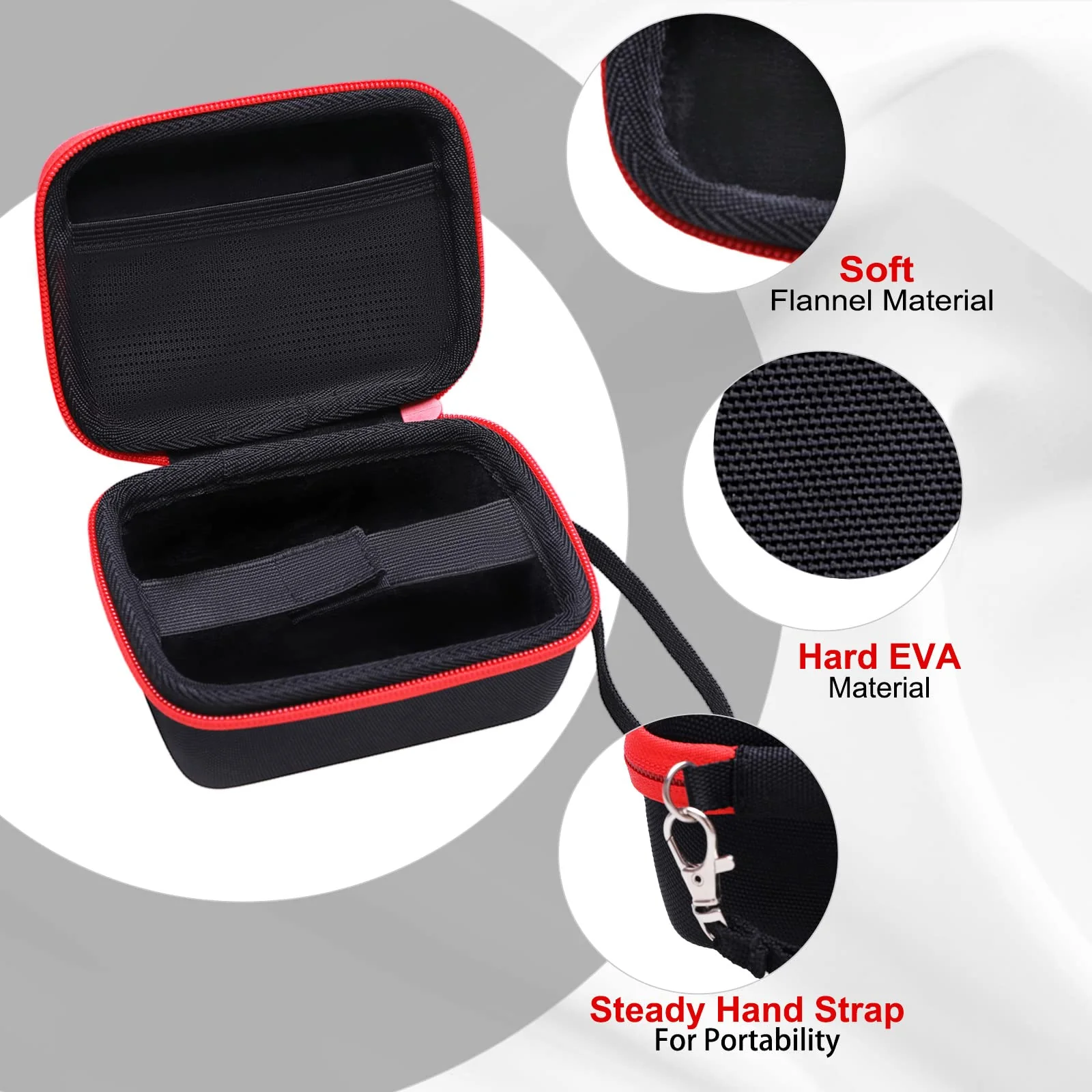 LTGEM EVA Hard Case for Zoom F3 Professional Field Recorder - Travel Protective Carrying Storage Bag - Image 3