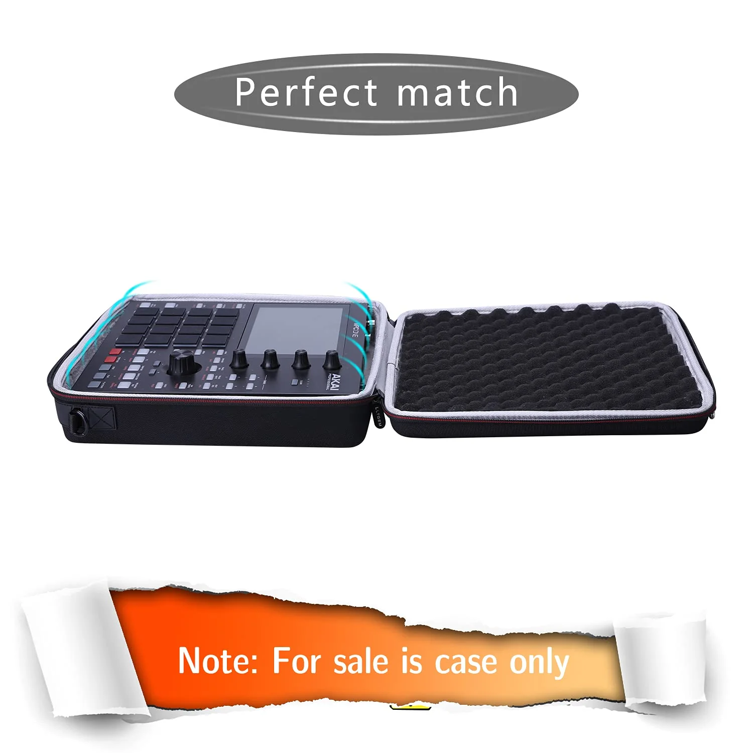 LTGEM Hard Case for Akai Professional MPC One+ MPC One, Travel Protective Carrying Storage Bag with Shoulder Strap and Pouch - Image 8