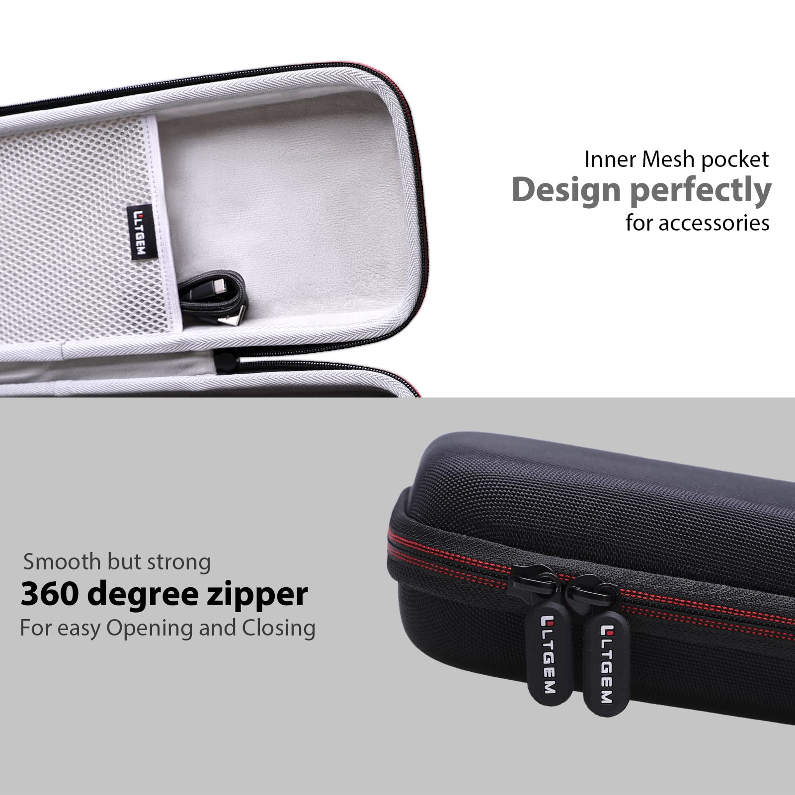 LTGEM Hard Case for Donner N-32 / M-Audio/KEYSTATION MK3 MINI 32-Key USB MIDI Keyboard Controller - Travel Carrying Storage Bag (Case Only) - Image 6