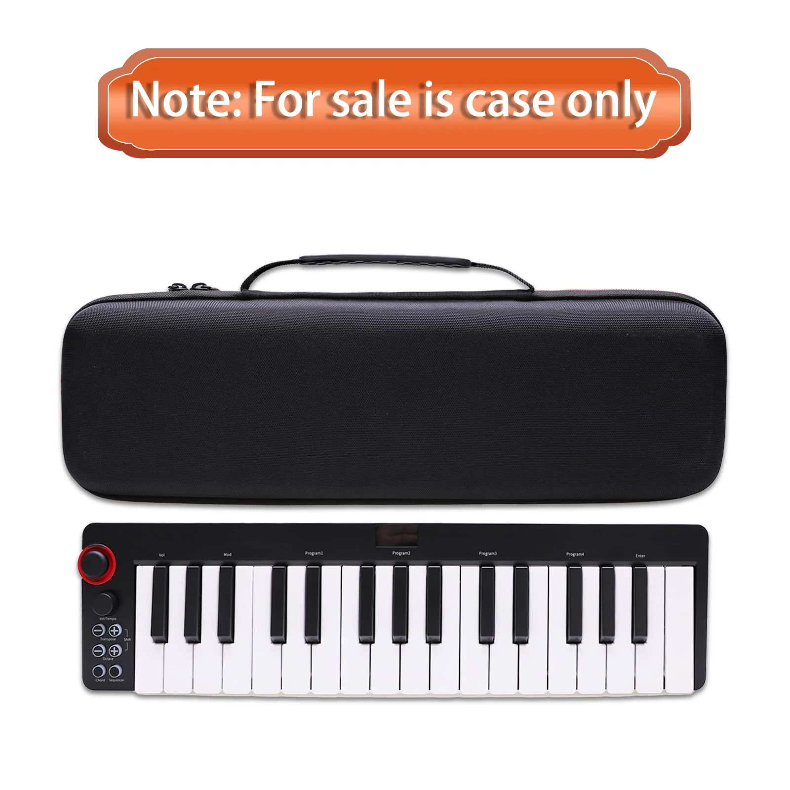 LTGEM Hard Case for Donner N-32 / M-Audio/KEYSTATION MK3 MINI 32-Key USB MIDI Keyboard Controller - Travel Carrying Storage Bag (Case Only) - Image 9