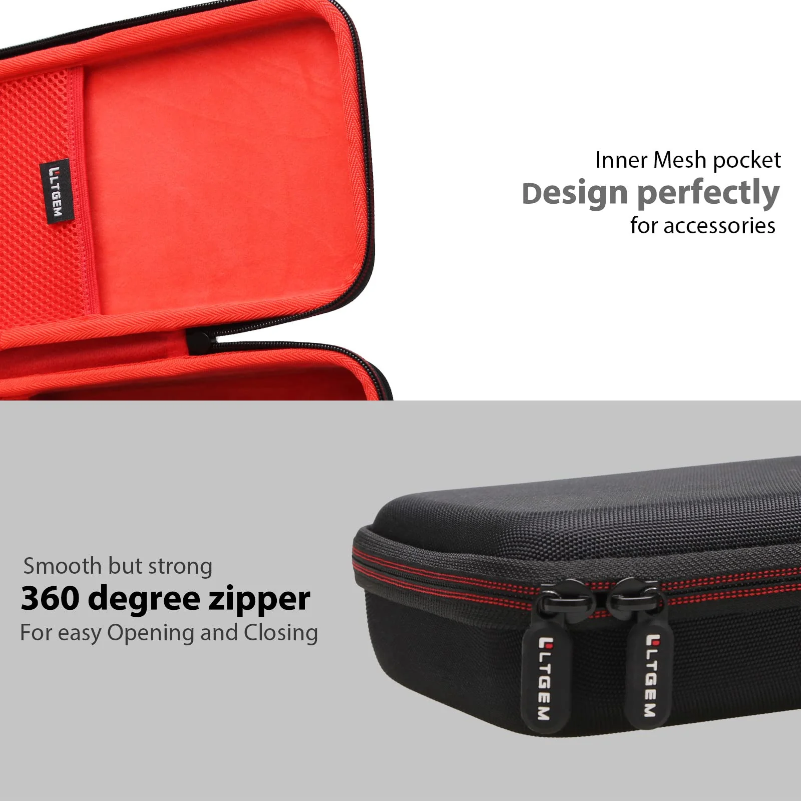 LTGEM Travel Hard Carrying Case for AKAI Professional LPK25 - USB MIDI Keyboard Controller(New Model) - Image 7