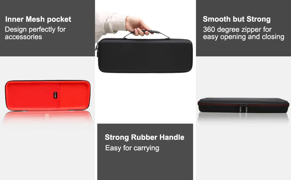 LTGEM Travel Hard Carrying Case for AKAI Professional LPK25 - USB MIDI Keyboard Controller(New Model) - Image 8
