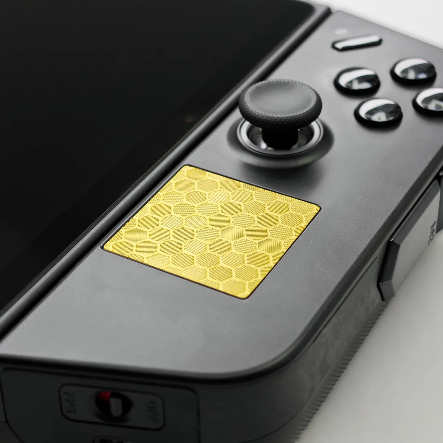 Luck&Link Touchpad Protector for Legion Go, Touch Pads Protective Skin Texture Sticker for Legion Go Touch Trackpads, High end Textured Skin (Honeycomb - Gold) Honeycomb - Gold