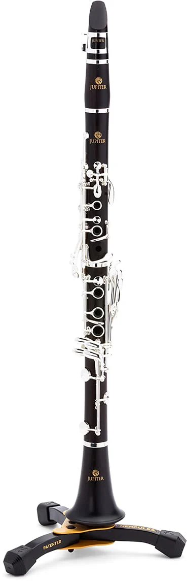 Lumintrailx Hercules Flute & Clarinet Stand DS640BB with a Lumintrail Cleaning Cloth - Image 2