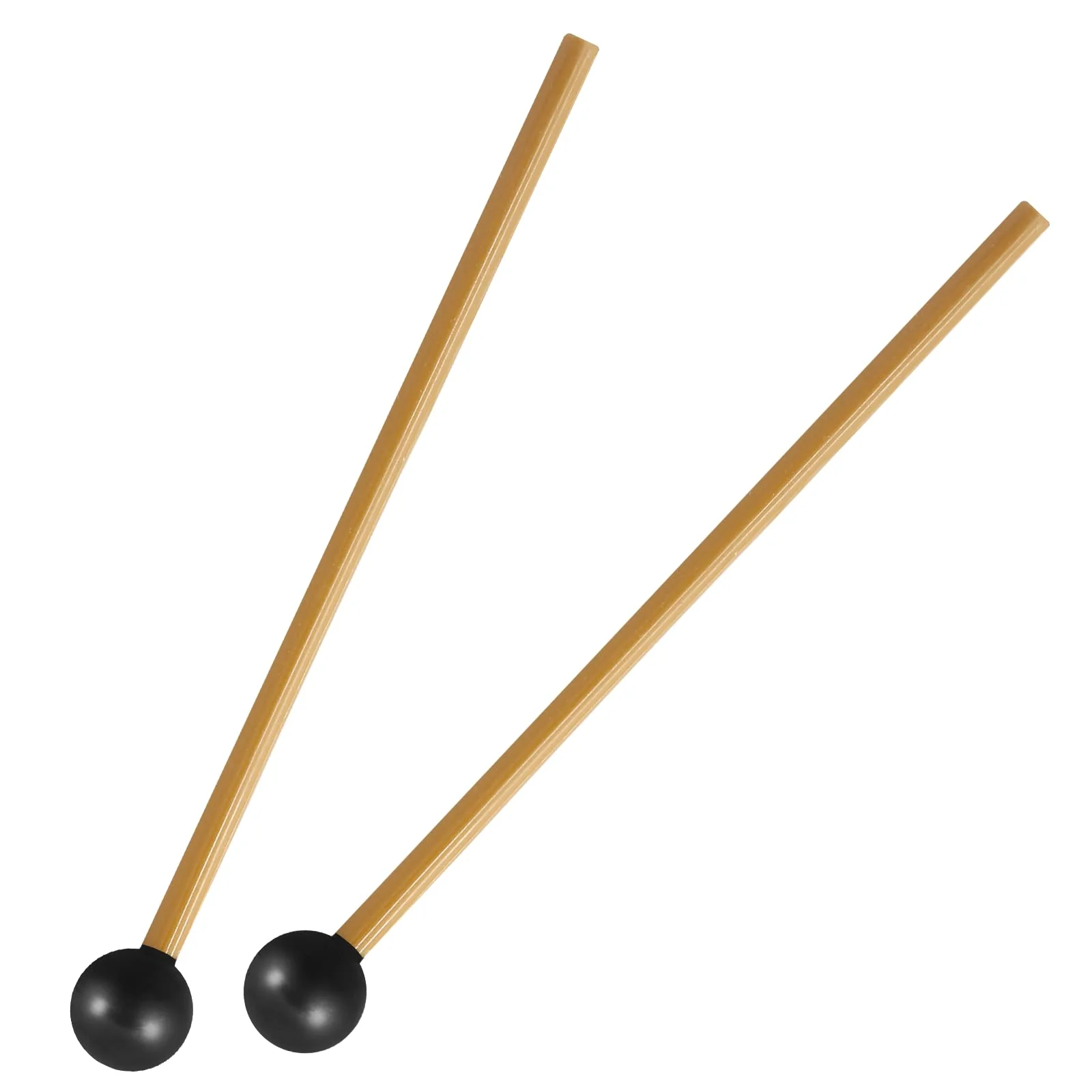 Luomorgo 2 Pcs Glockenspiel Mallets, Xylophone Mallets Rubber Bell Mallets Percussion with Wood Handle, 8 Inch Drumsticks for Bell Stick, Tongue Drum Mallets - Image 6