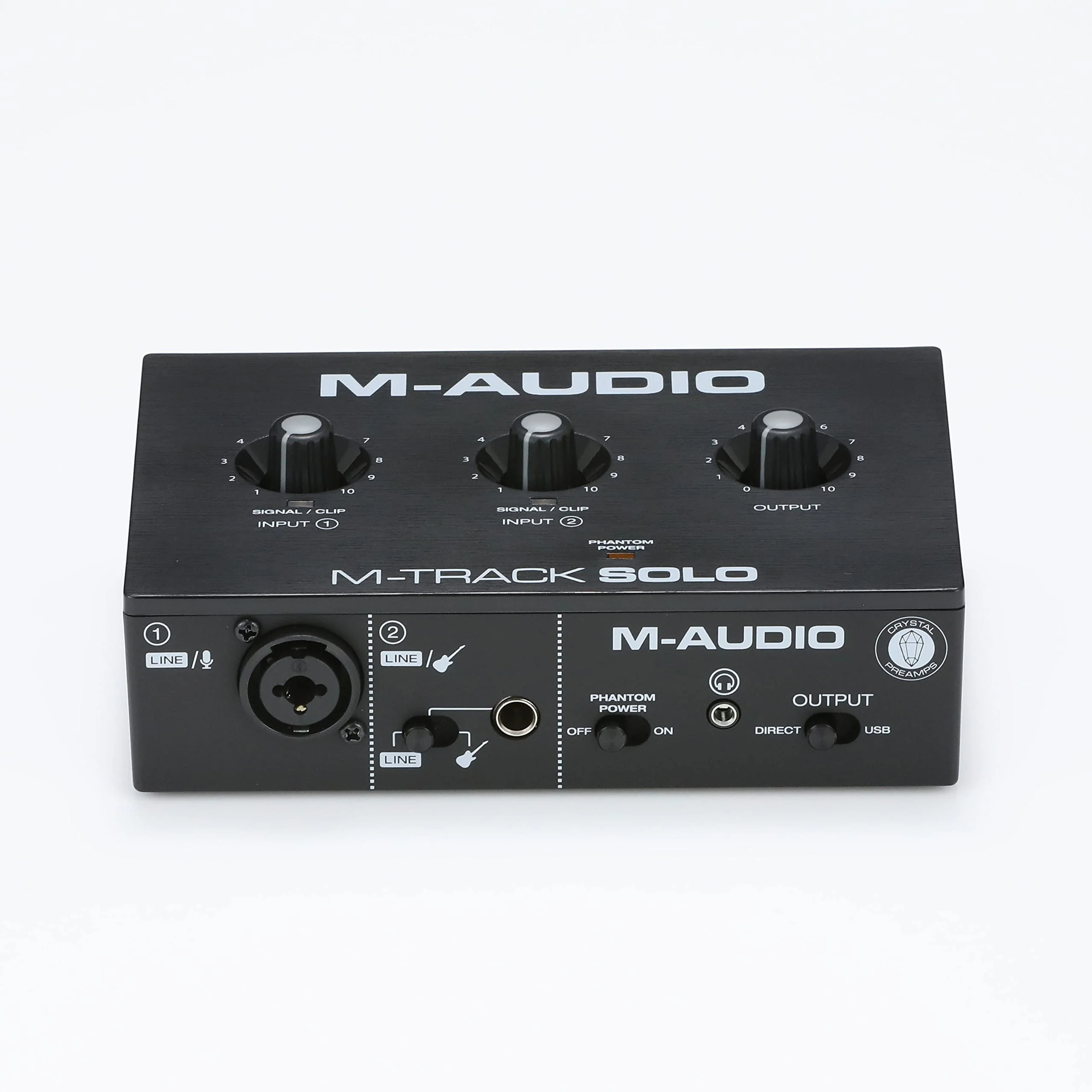 M-Audio M-Track Solo – USB Audio Interface for Recording, Streaming and Podcasting with XLR, Line and DI Inputs, Plus a Software Suite Included with 1 Mic Input Interface only - Image 9