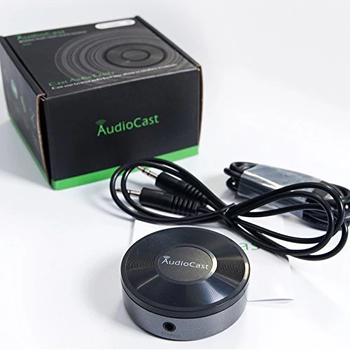 M5 AudioCast WiFi Wireles Audio Adapter Airplay DLNA Spotify iHeartRadio Supporting Stream Audio to Speaker Systems Over 2.4G Wi-Fi Network Multi Room Supported - Image 2