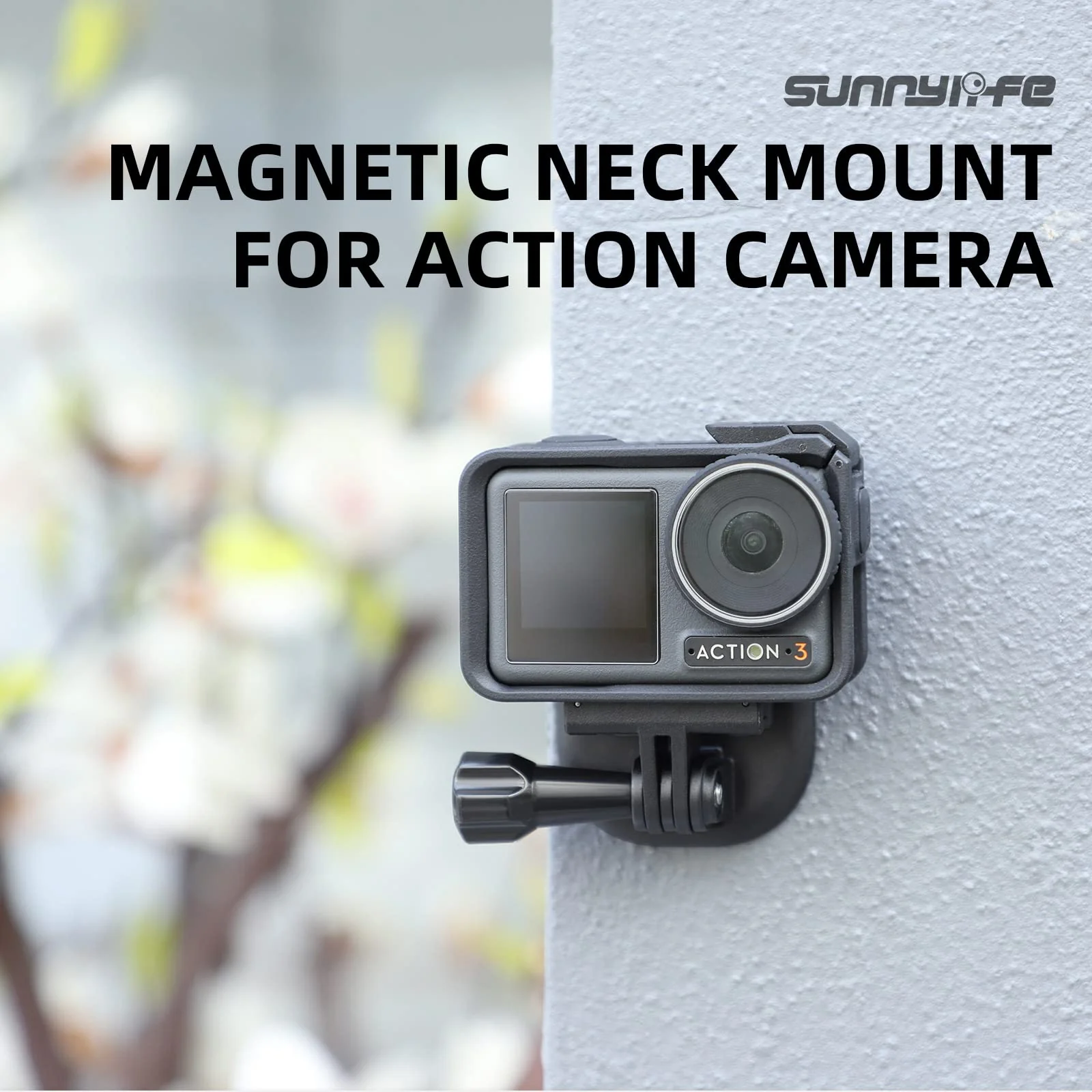 Magnetic POV/Vlog Neck Mount Holder with Lanyard Strap for GoPro 12 11 10 9 /Insta360 X3 Go3 Ace Pro/DJI Action 4 Osmo Pocket 3 Cameras - Image 5