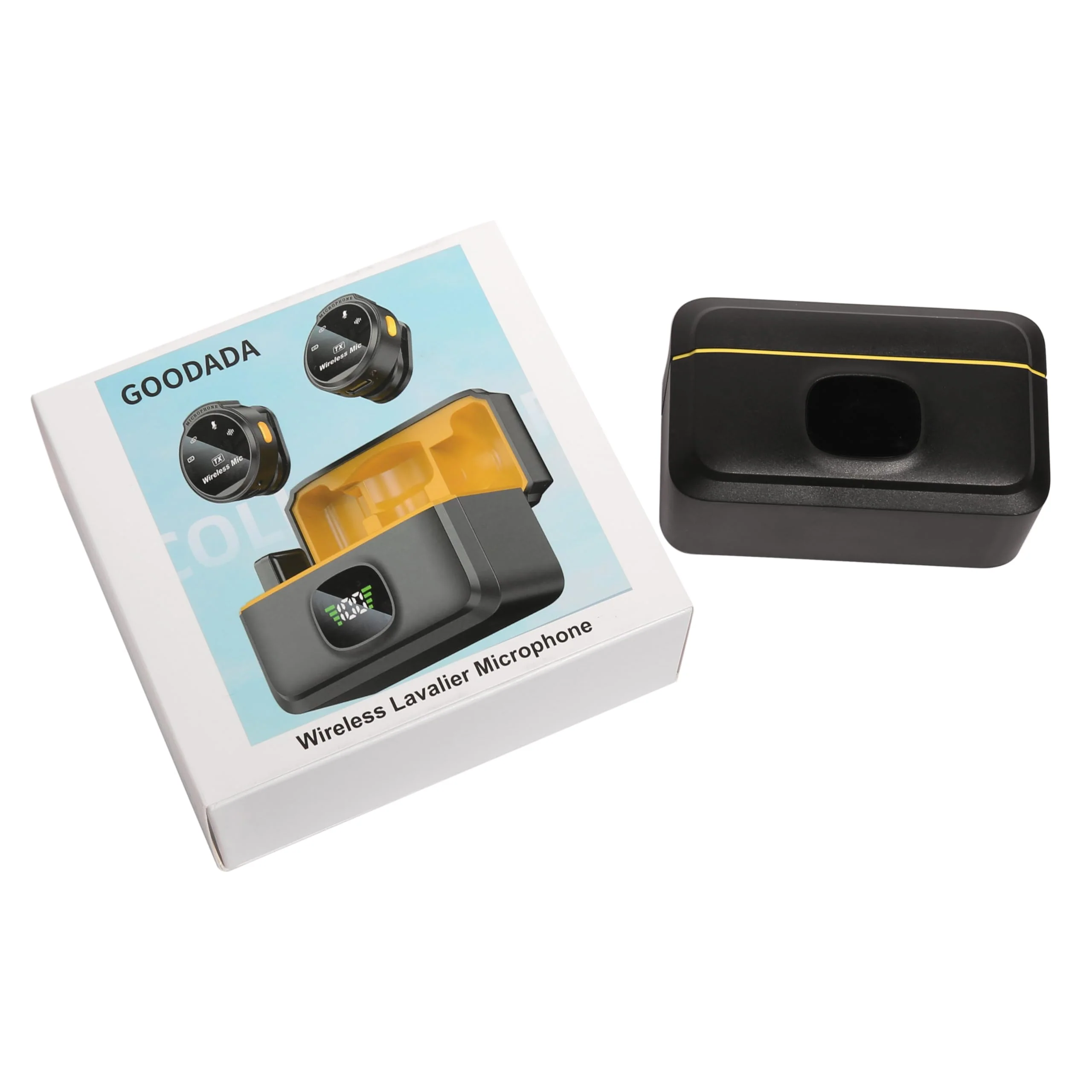 magnetic suction back clip wireless collar microphone mobile phone shooting live intelligent noise reduction (1 to 2 for Type-C) 1 to 2 for Type-C - Image 5