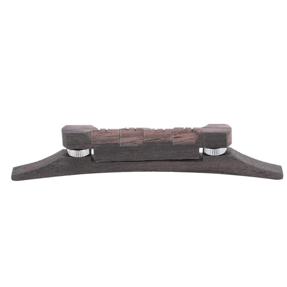 Mandolin Bridge, Adjustable Compensated Mandolin Strings Bridge Rosewood for Martin Acoustic Guitar Mandolin Bridge Mandolin Bridge Replacement