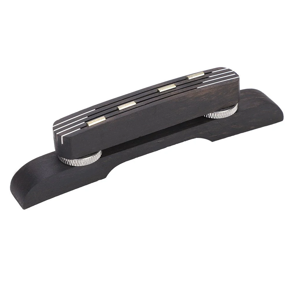 Mandolin Bridge, Rosewood Height Adjustable Bridge Mandolin Instrument DIY Repair Parts