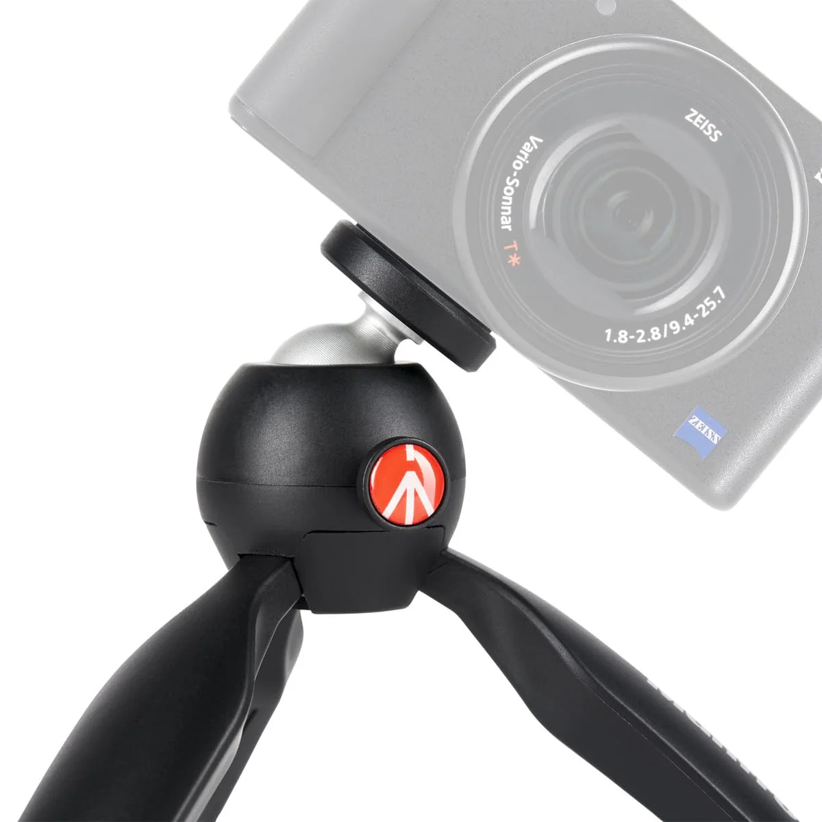 Manfrotto PIXI Mini Aluminum Table Top Tripod, Black - Image 4