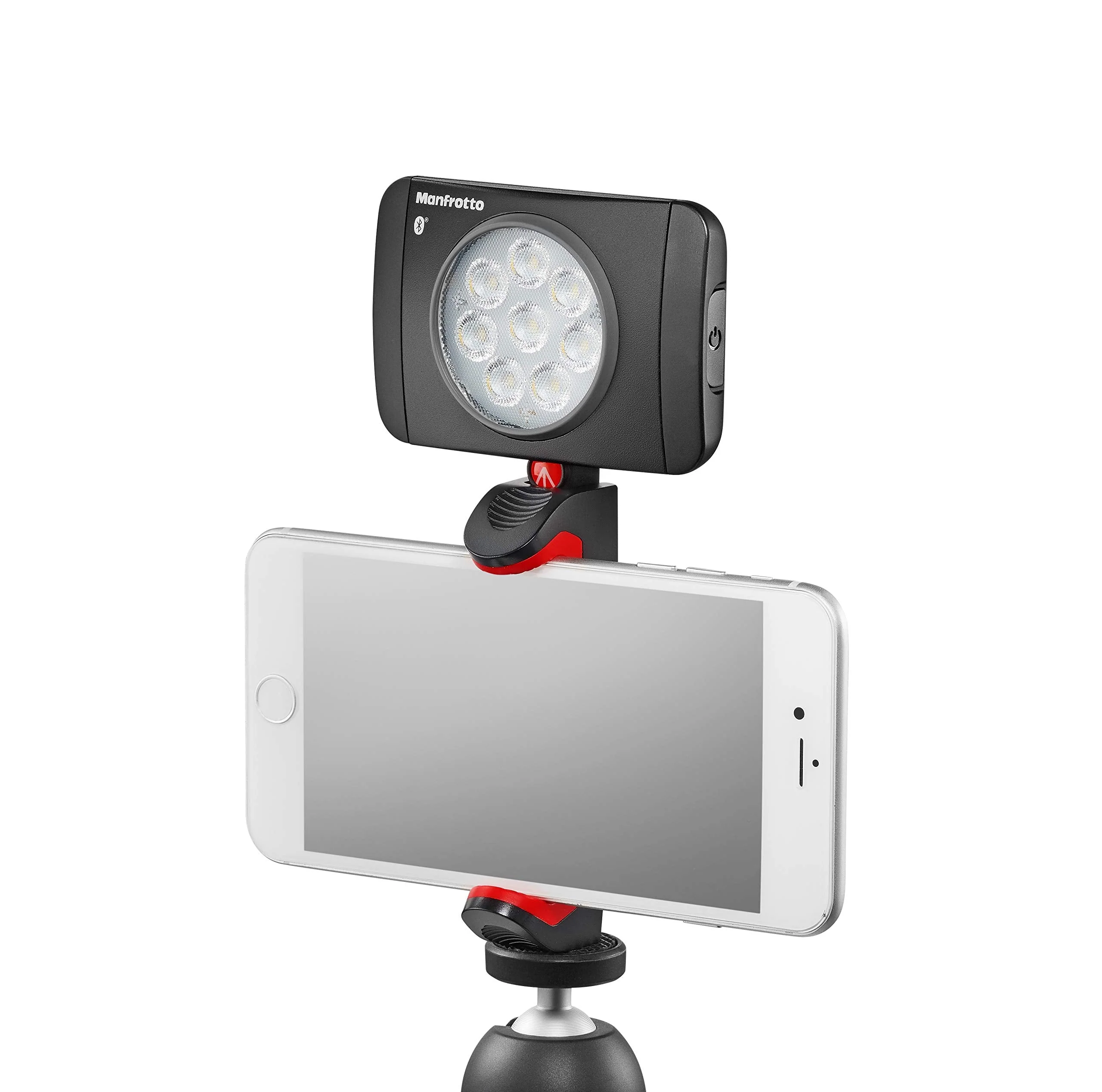 Manfrotto Universal Smartphone Clamp, Pro Version (MCPIXI), for Mini Camera Tripod, Table Tripod,Compact Tripod, Vlogging, Black - Image 5