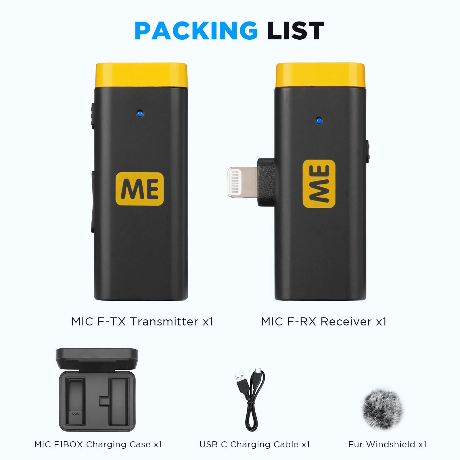 ME Wireless Lavalier Microphone for iPhone iPad Phone, MFi Certified, Noise Cancellation, Gain Control, 164ft Transmission, Wireless Lapel Podcast Microphone Mic for Video Recording, Vlogging Lightning Plug - Image 8