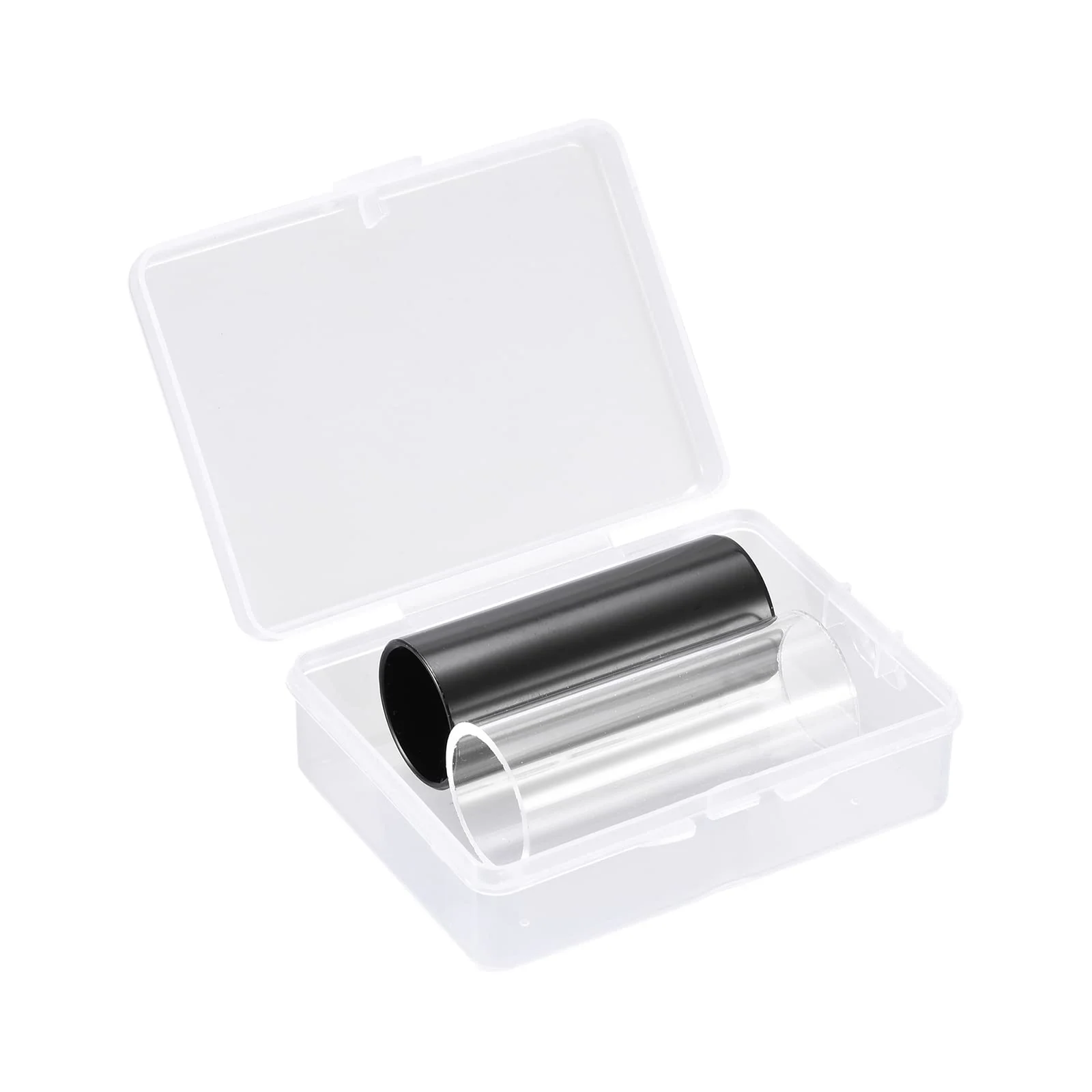 MECCANIXITY Guitar Slide 60mm Stainless Steel and PVC Slide Acoustic Guitar Finger Slide Black - Image 3