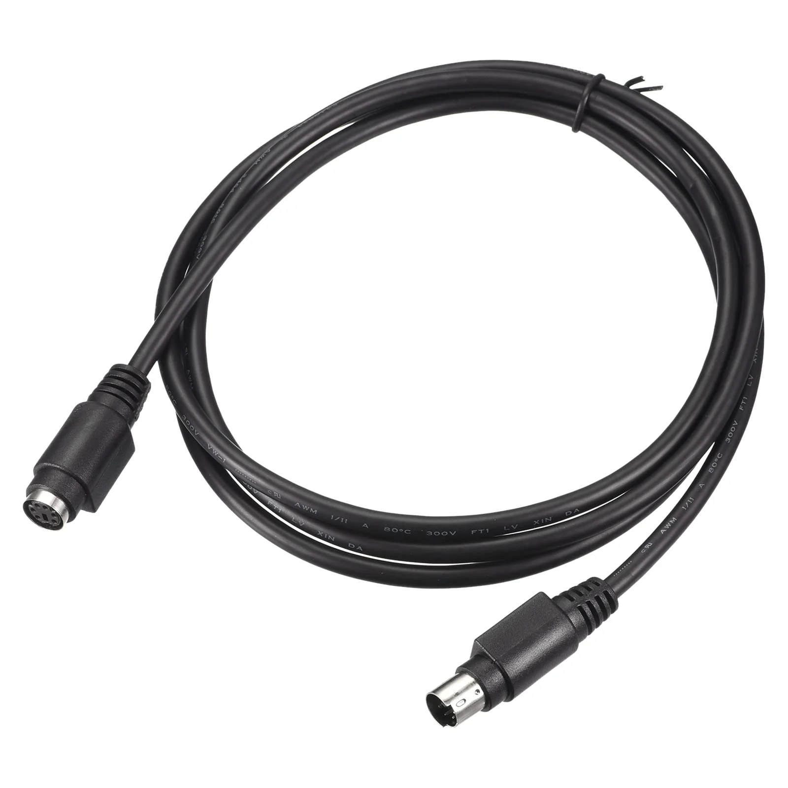 MECCANIXITY PS/2 Mouse and Keyboard Extension Cable 6 Pin 4.92 Feet Male to Female for PC Black