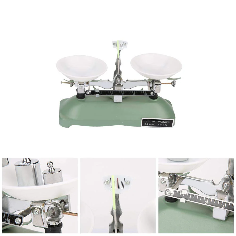 Mechanical Tray Scale, Mechanical Lab Scale with Weights, Laboratory Teaching Tools for Chemical Physics, Scales and Scales, Laboratory Scales and Scales - Image 3