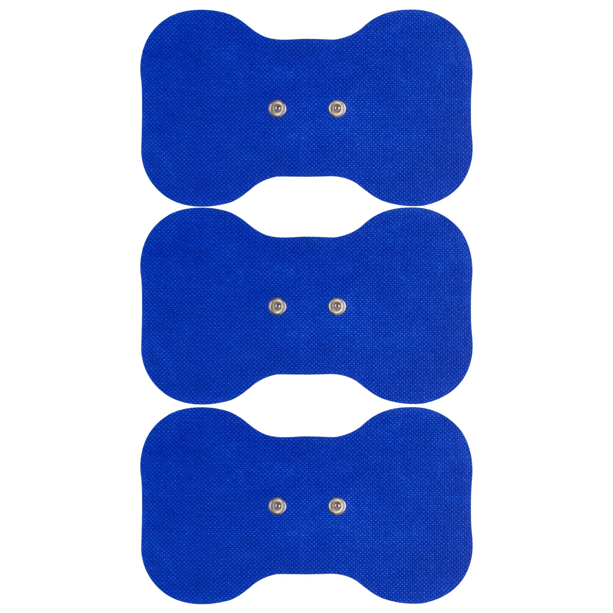 Med-Fit Butterfly Wireless TENS Self Adhesive Electrode - Versatile, Durable and Hassle-Free Pain Relief (Blue, Butterfly 3-Pack) Butterfly 3 Pack Blue