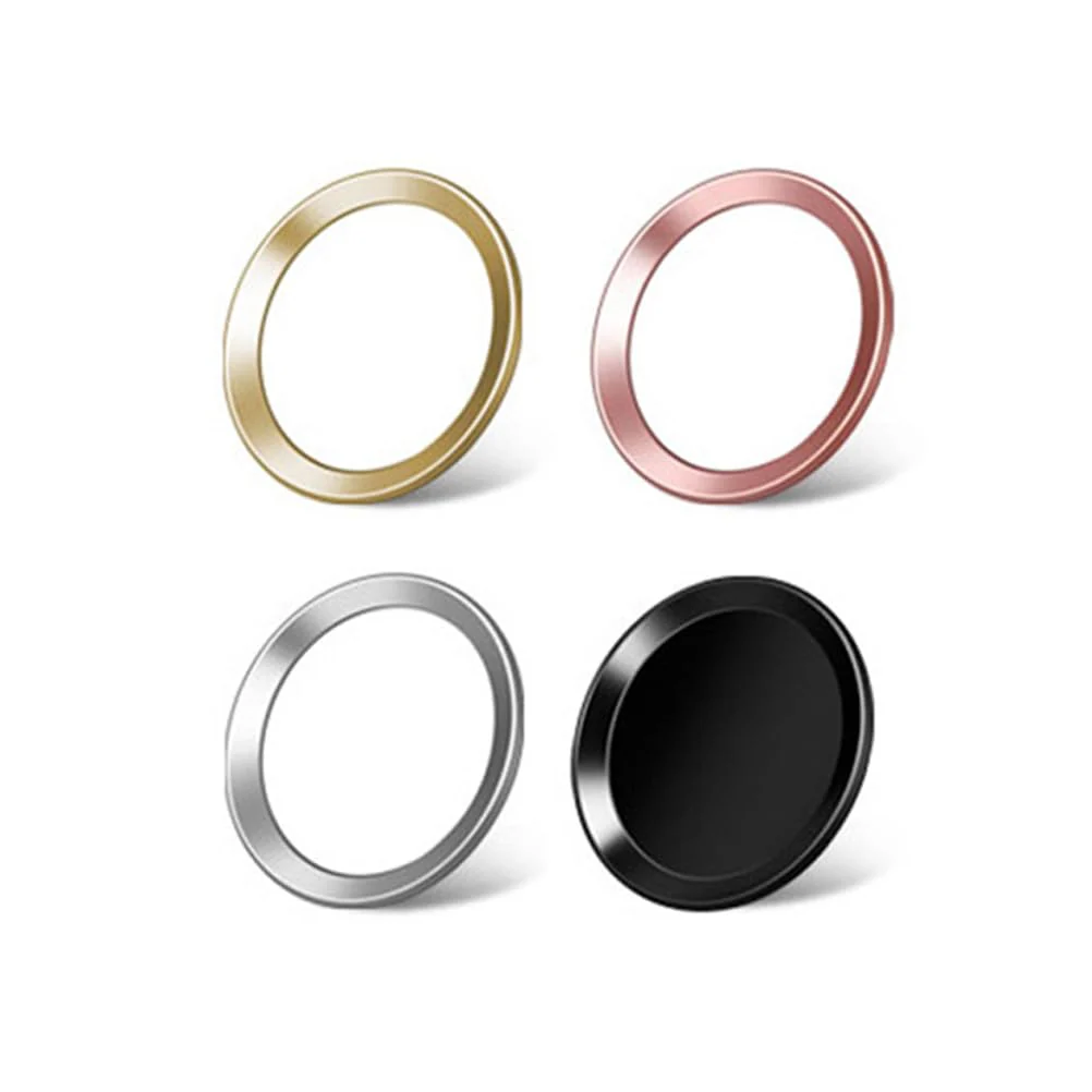 Metal Stickers Phone Stickers Home Key Fingerprint Recognition 6s 7 Button Black medium - Image 5