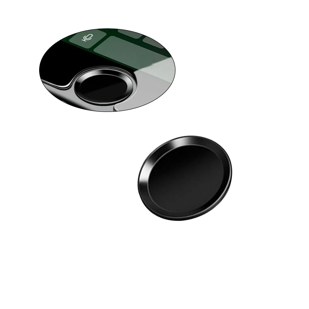 Metal Stickers Phone Stickers Home Key Fingerprint Recognition 6s 7 Button Black medium - Image 7
