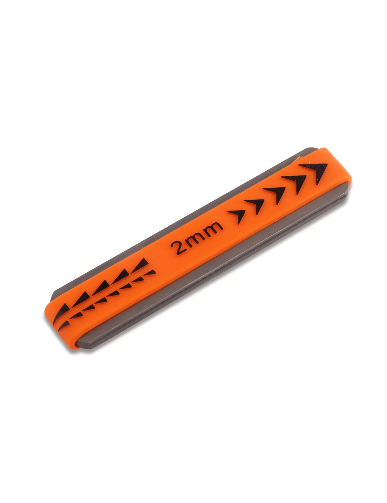 Metallor Guitar Fret Crowning Files Dual Sized Compact Fret Dressing File for Standard Guitar Frets with Coarse and Fine Cutting Edges Rubber Grip Guitar Luthiers Tools Repair Tools. (2mm-Medium) 2mm-Medium
