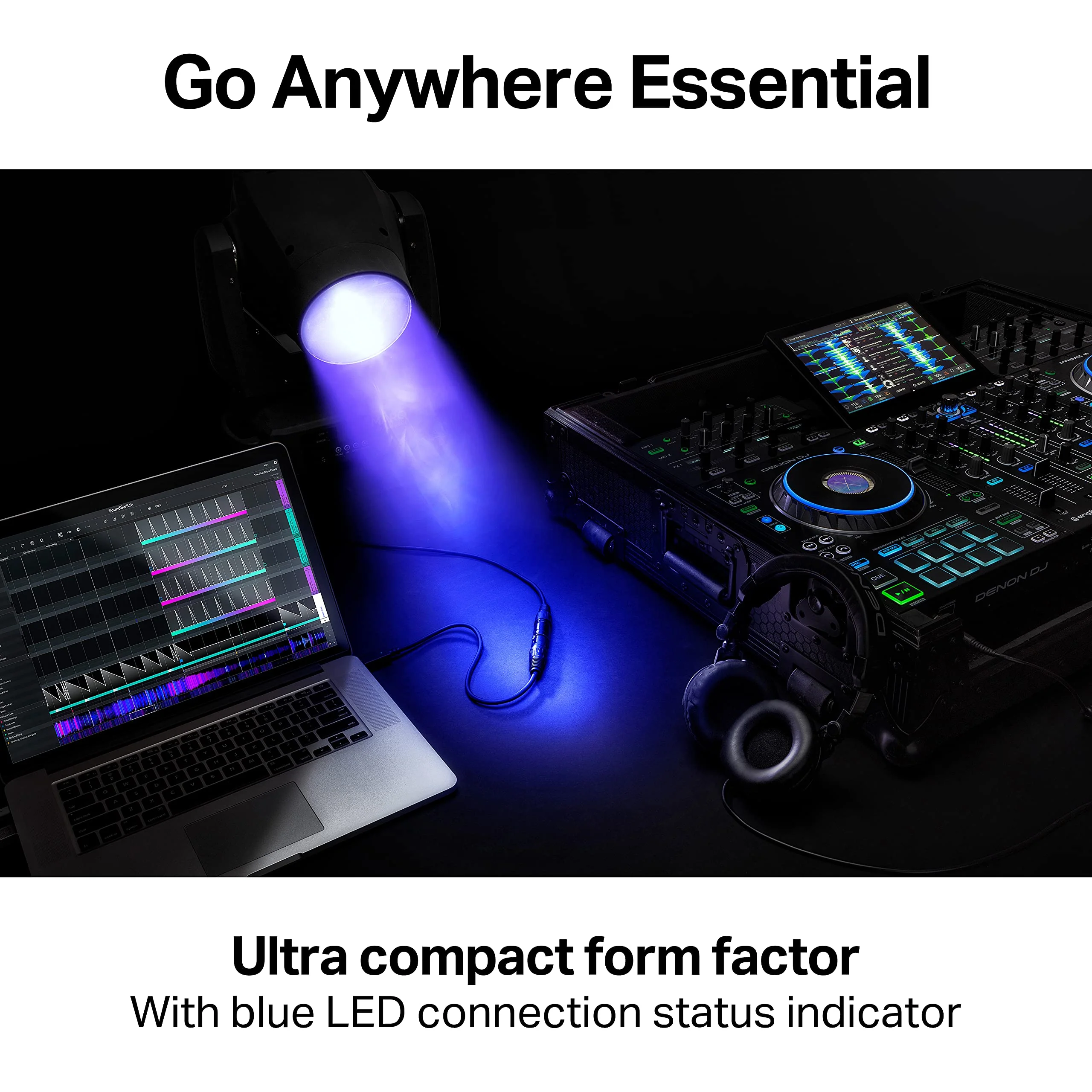 Micro DMX Interface - Ultra-Compact USB to DMX Interface with 3-Month Free SoundSwitch Software Access - Image 3
