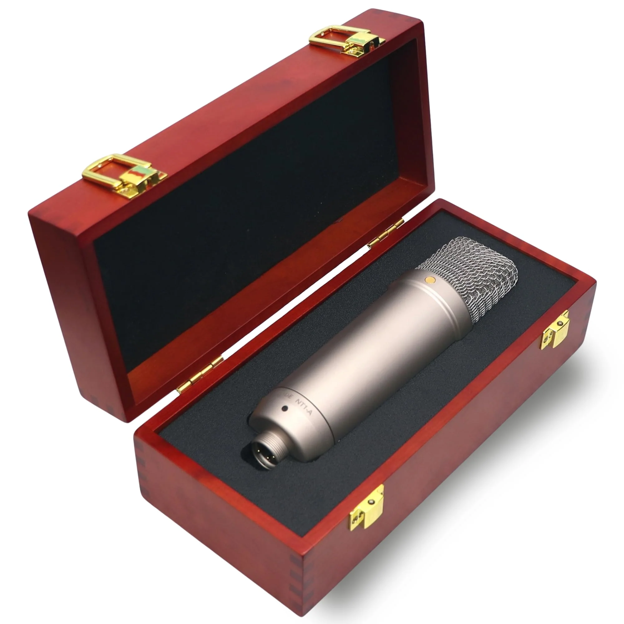 Microphone Case For Rode NT1 | Wooden Microphone Box Protective Case For Rode NT1 5th Gen Mic Prevent Scratches, Dents, Dust & Moisture