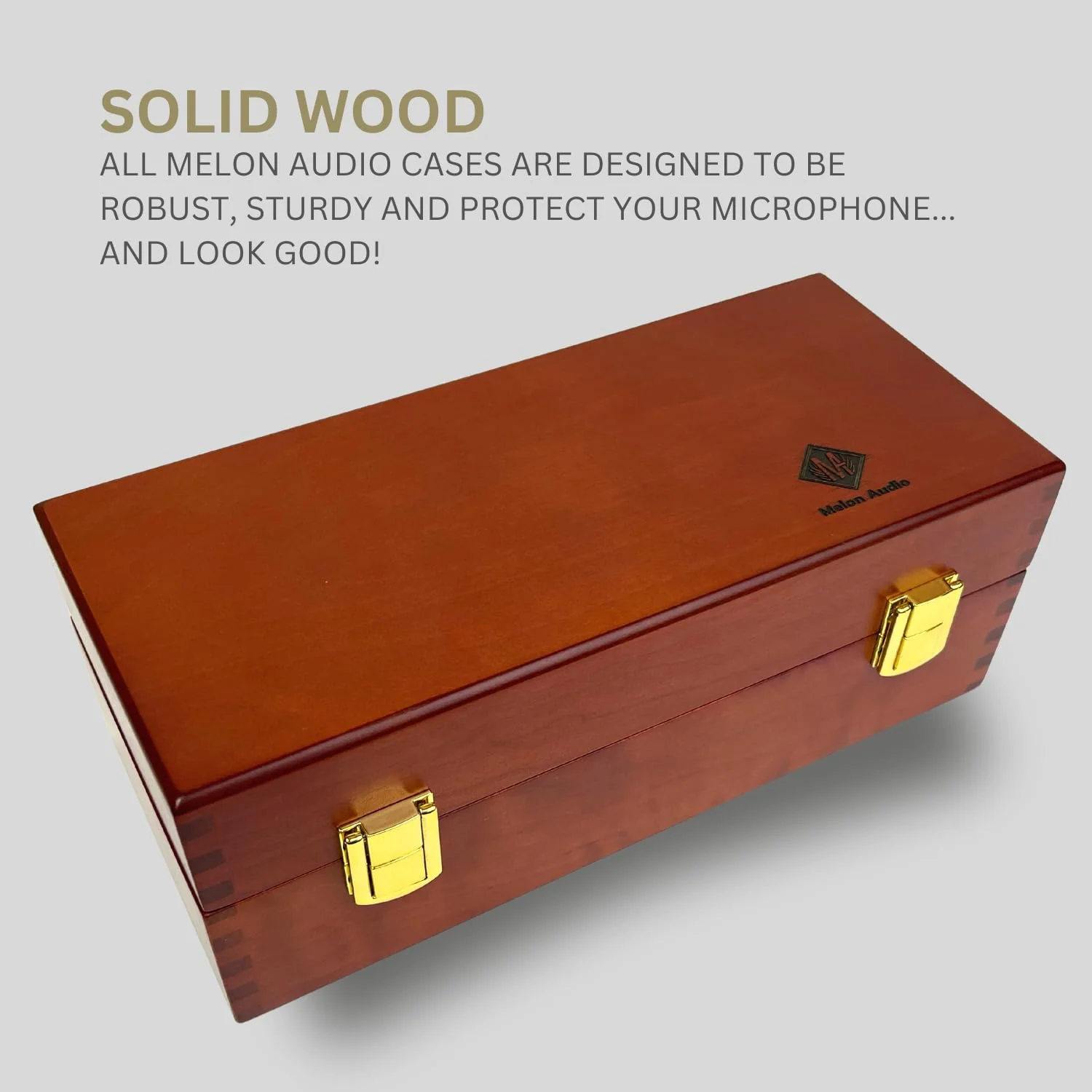 Microphone Case For Rode NT1 | Wooden Microphone Box Protective Case For Rode NT1 5th Gen Mic Prevent Scratches, Dents, Dust & Moisture - Image 7