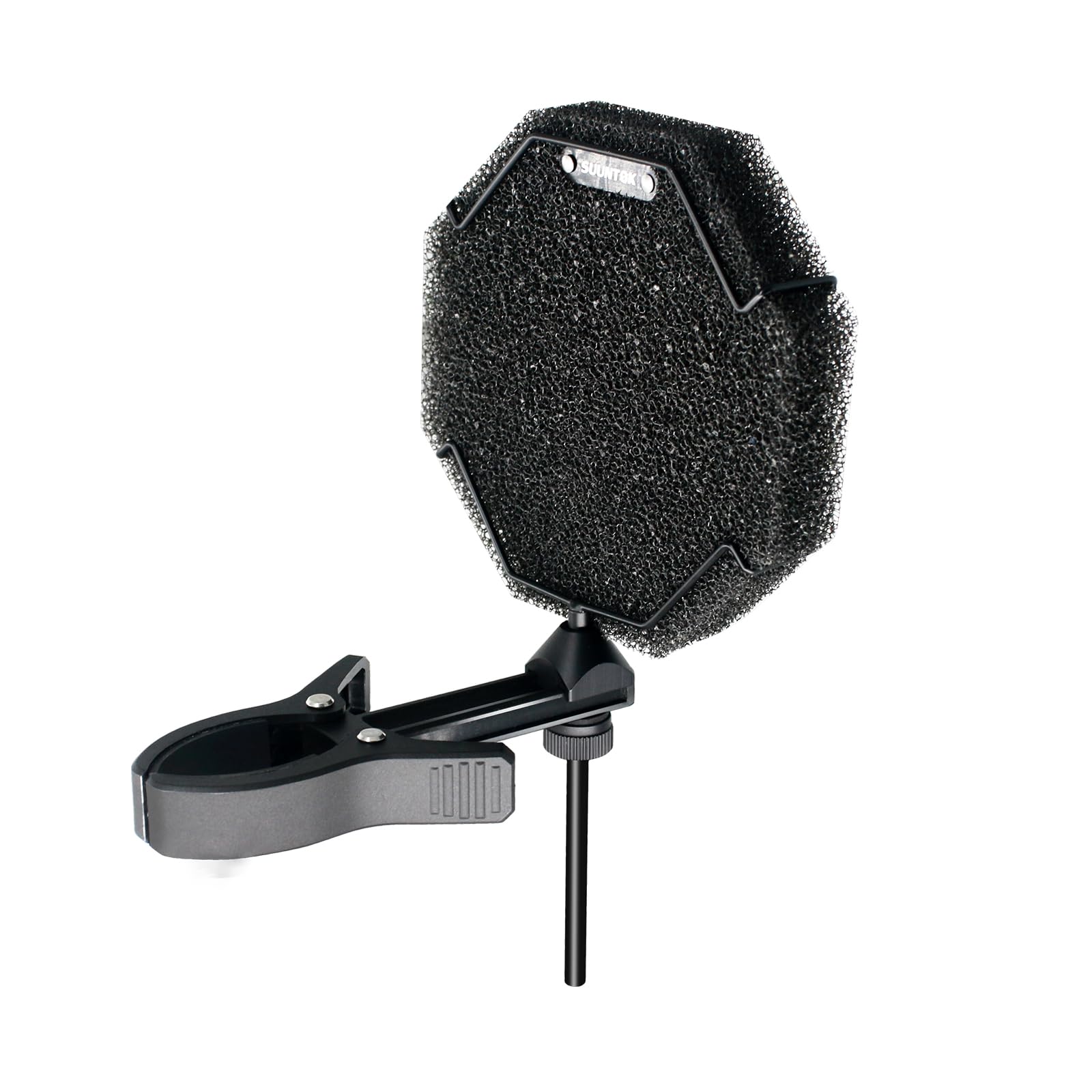Microphone Pop Filter, Professional Windscreen Mic Cover for Dia.26-70mm Microphones, Acoustic Mic Shield with Upgraded Thick Sponge, Compatible with AT2020, Snowball, HyperX QuadCast, Shure SM78