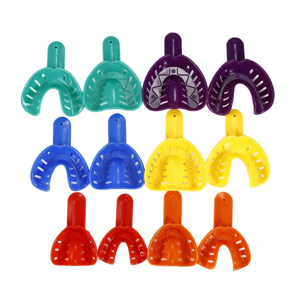 Mike Dental Imprint Tray Plastic New 6 Sizes Autoclavable for Adults / Children