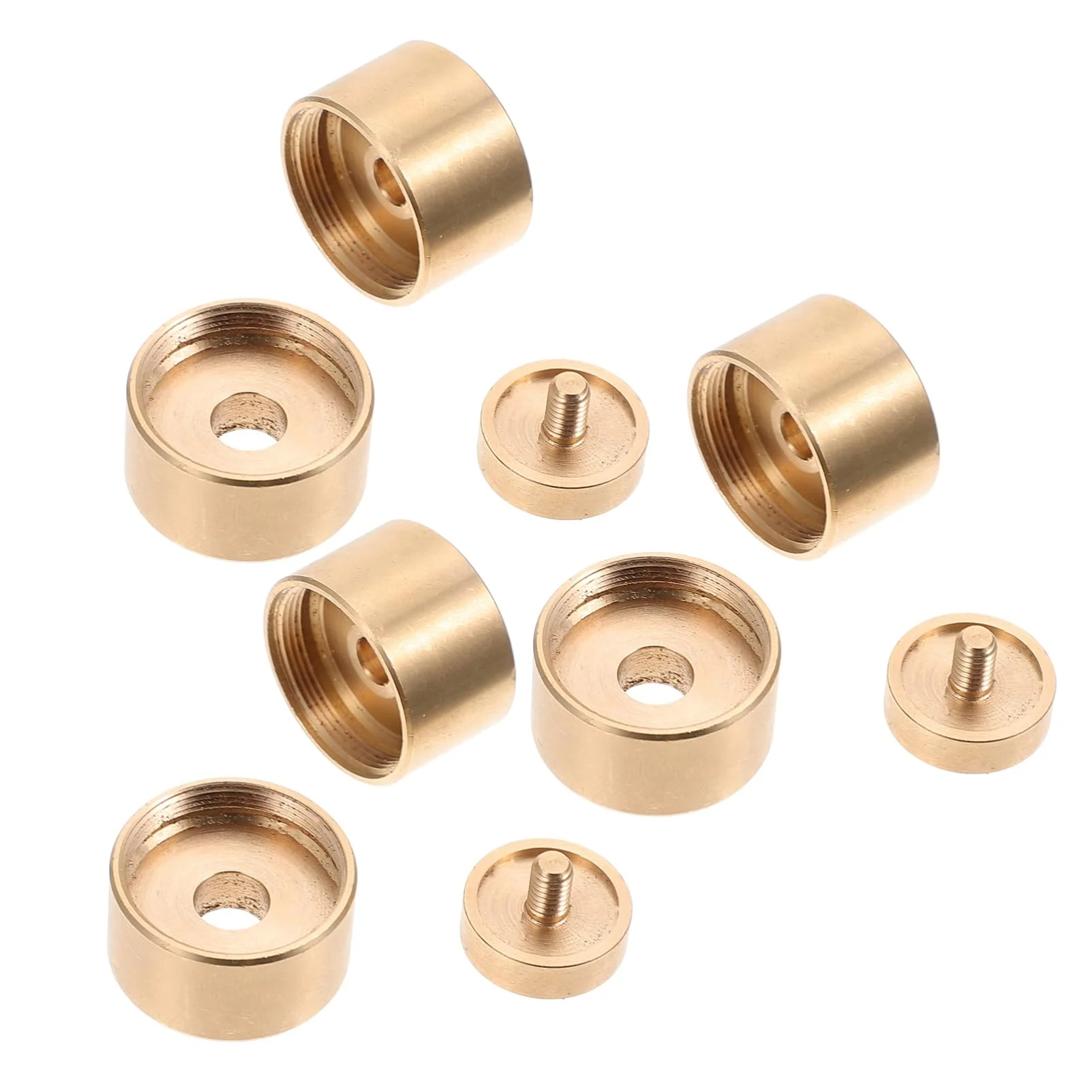 Milisten 1 Set Small upper and lower cover Trumpet Buckle Snap trumpets finger buttons valve screw cap repair tools Button copper washer musical instrument